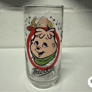 1985 Alvin & The Chipmunks Theodore Glass Vintage Bagdasarian Production Cup